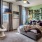 Bedroom with natural lighting and high ceilings