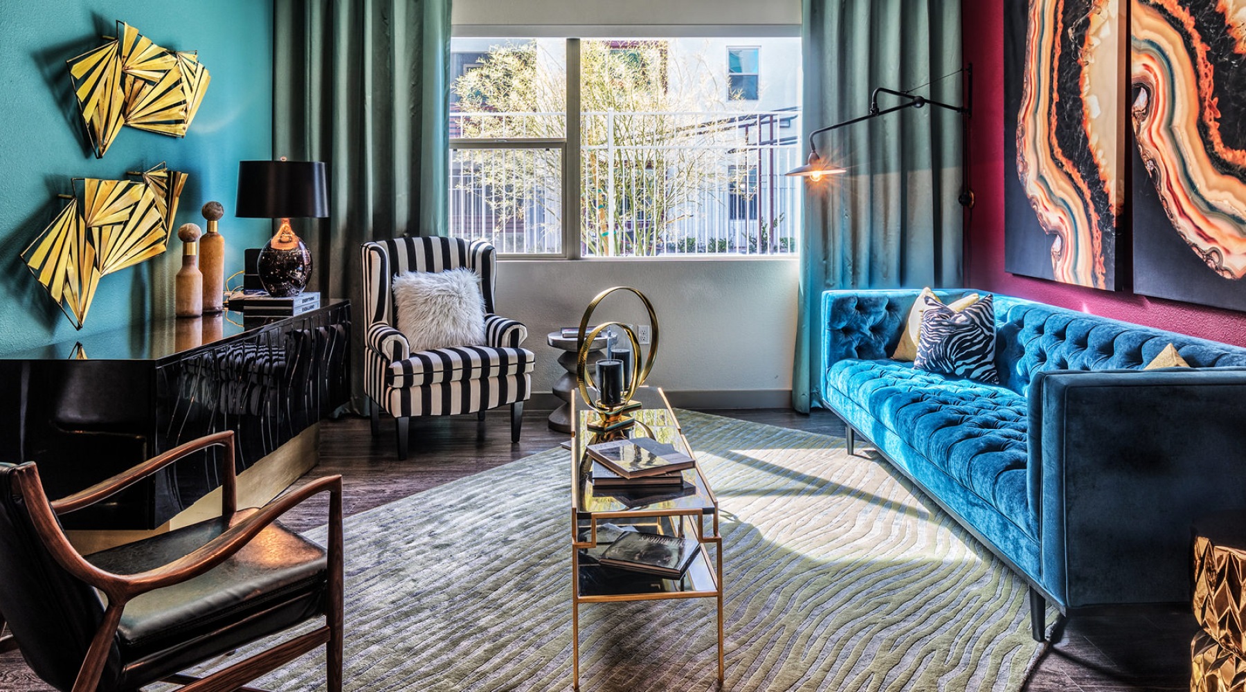 Open space living area with natural lighting Open space living area with natural lighting